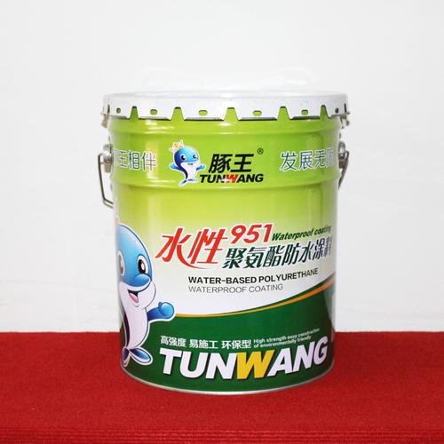 点此认证 水性951聚氨酯防水涂料产品概述:高弹性高固量水性合成高